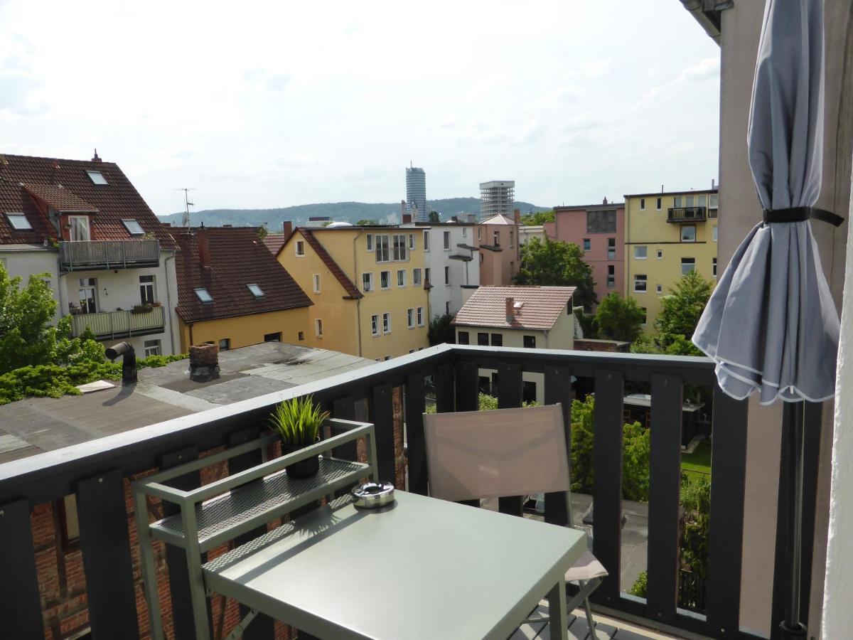 Jena City Apartment, Balkon, Sonnig, Wifi, Parkplaetze, Naehe Zentrum Luaran gambar
