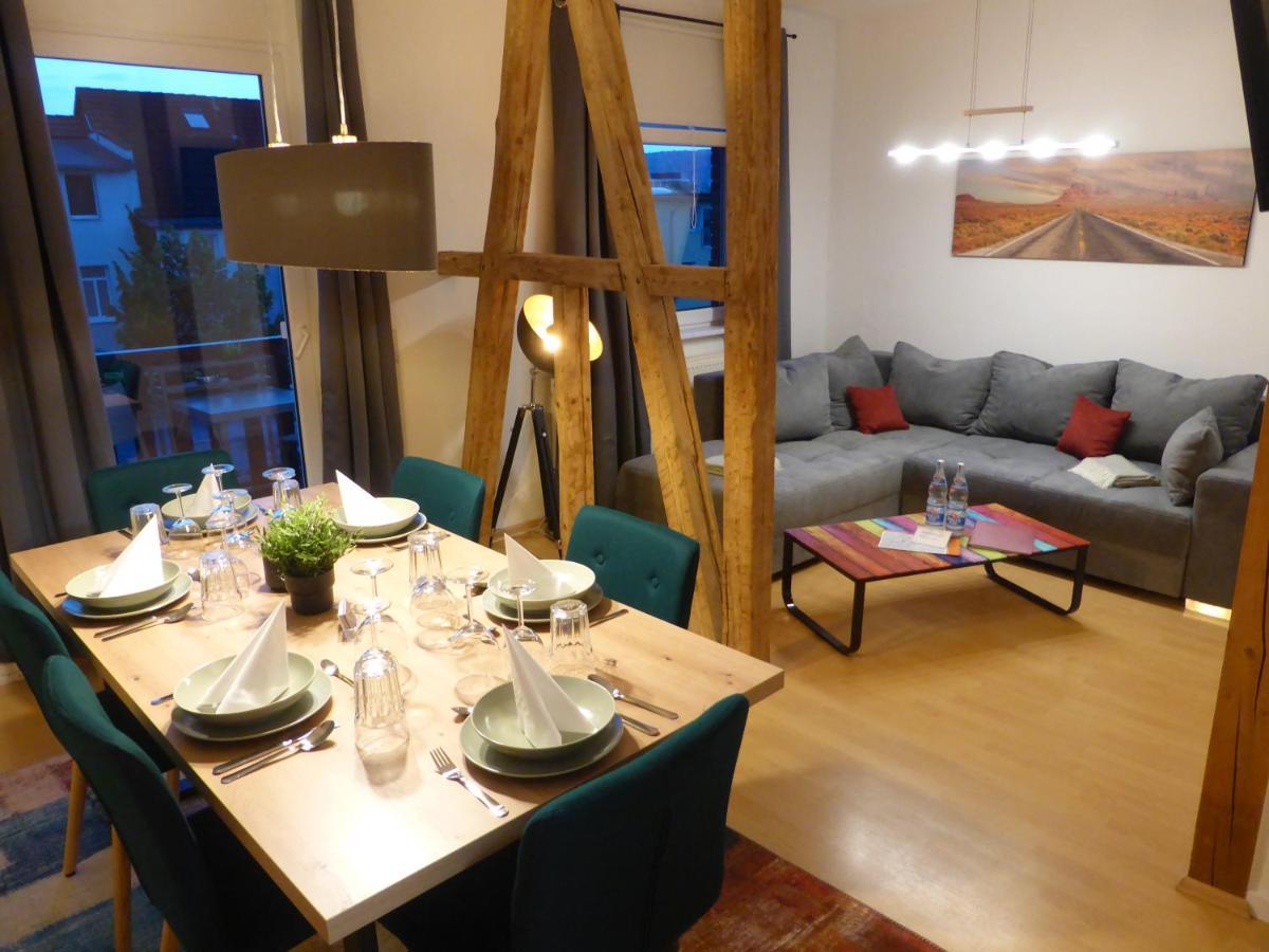 Jena City Apartment, Balkon, Sonnig, Wifi, Parkplaetze, Naehe Zentrum Luaran gambar